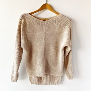 Brochu Walker Cream Knit Sweater